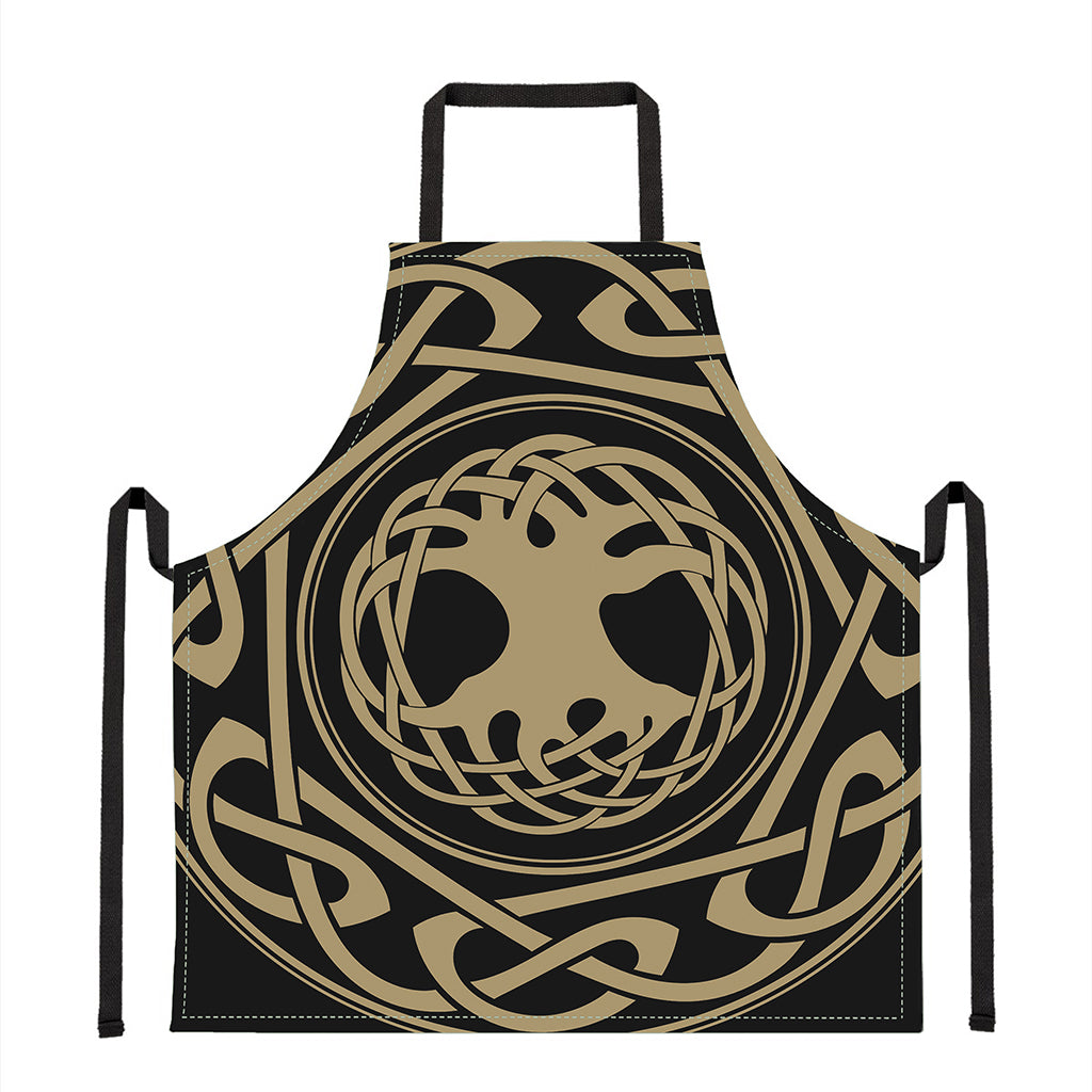 Viking Tree Of Life Print Apron