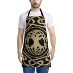 Viking Tree Of Life Print Apron