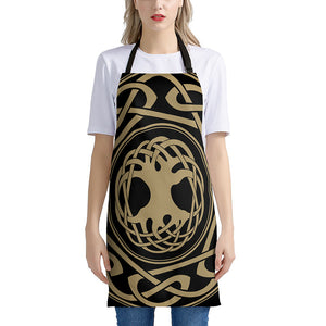 Viking Tree Of Life Print Apron