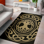 Viking Tree Of Life Print Area Rug