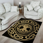 Viking Tree Of Life Print Area Rug