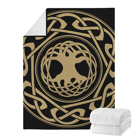 Viking Tree Of Life Print Blanket
