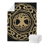 Viking Tree Of Life Print Blanket