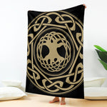 Viking Tree Of Life Print Blanket