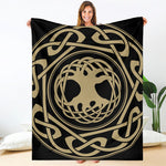 Viking Tree Of Life Print Blanket