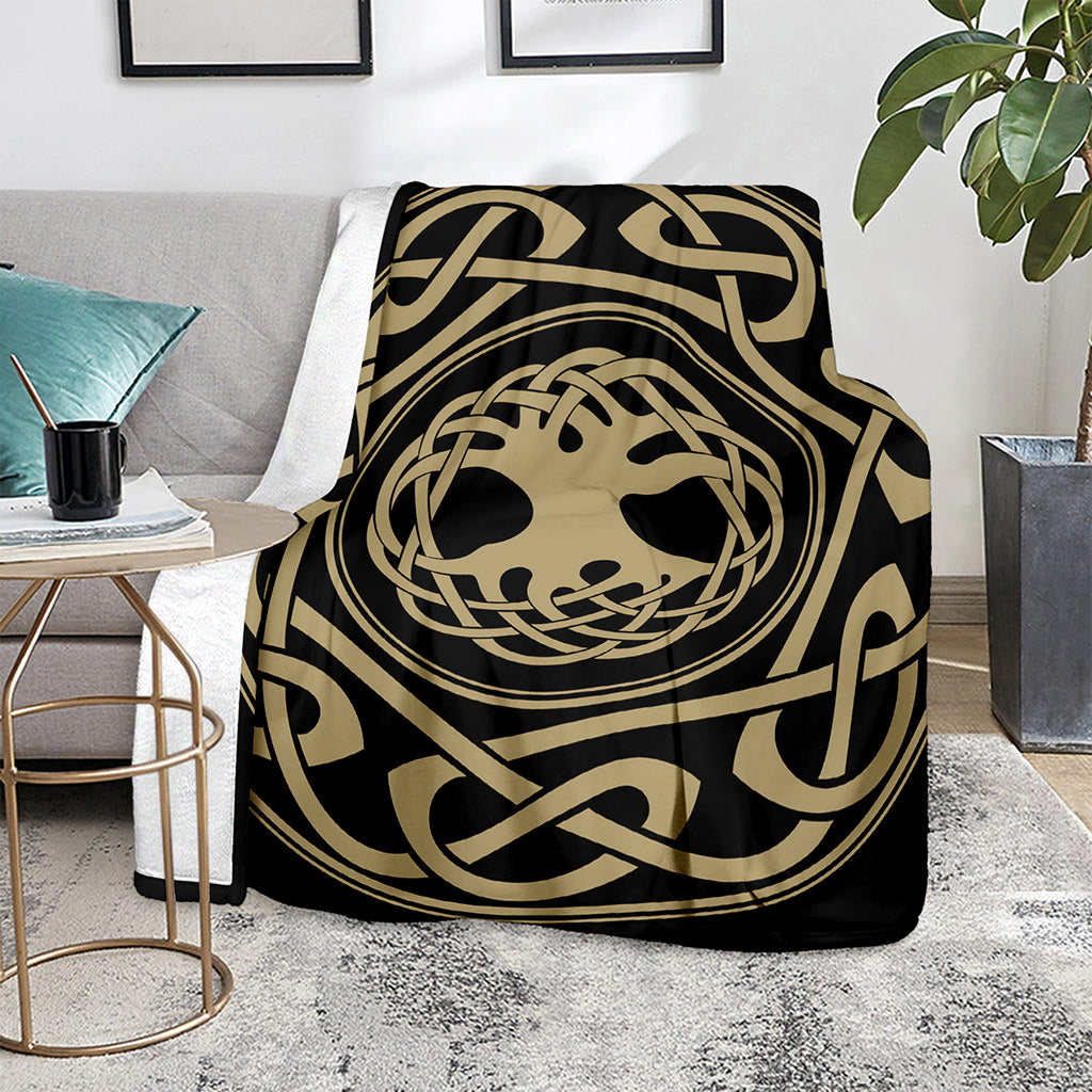 Viking Tree Of Life Print Blanket