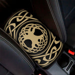 Viking Tree Of Life Print Car Center Console Cover