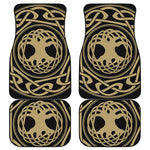 Viking Tree Of Life Print Front and Back Car Floor Mats