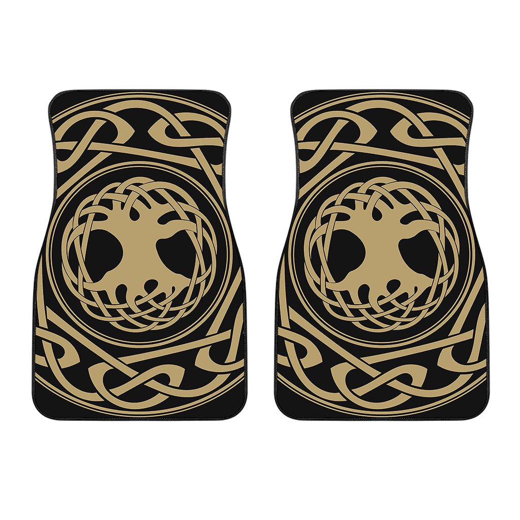 Viking Tree Of Life Print Front Car Floor Mats