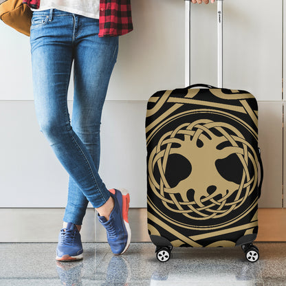 Viking Tree Of Life Print Luggage Cover