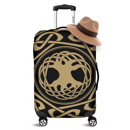 Viking Tree Of Life Print Luggage Cover