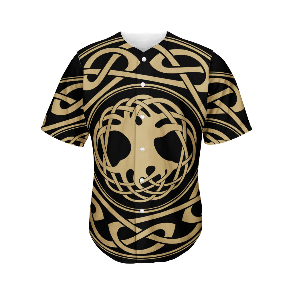 Viking Tree Of Life Print Men's Baseball Jersey