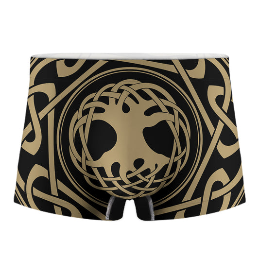 Viking Tree Of Life Print Men's Boxer Briefs