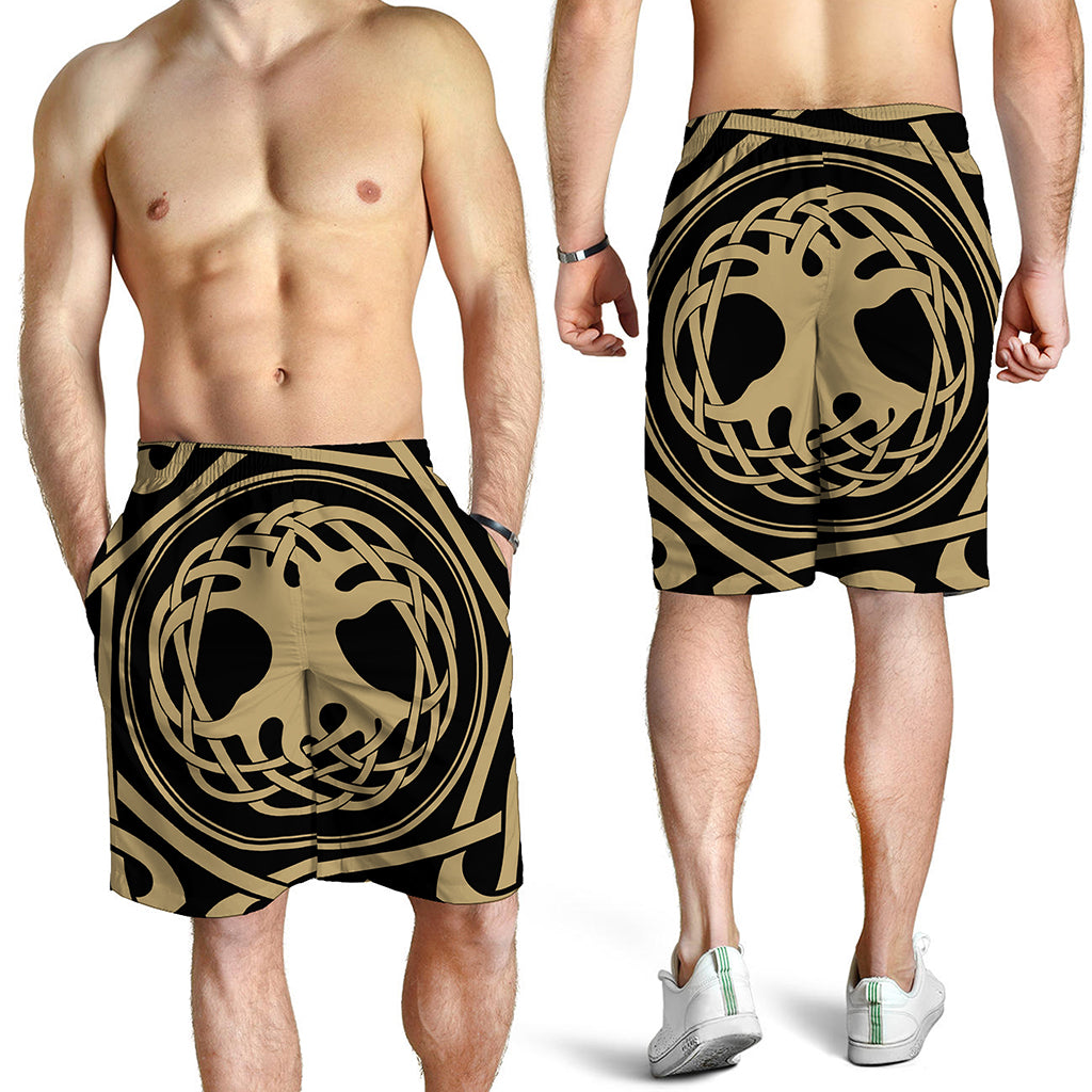 Viking Tree Of Life Print Men's Shorts