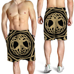 Viking Tree Of Life Print Men's Shorts