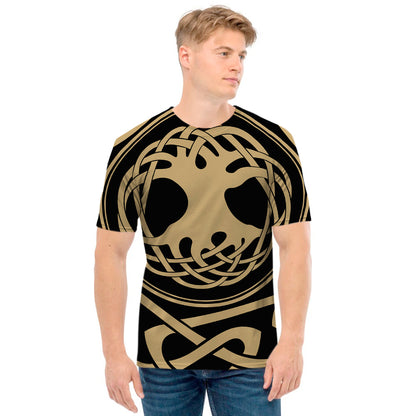 Viking Tree Of Life Print Men's T-Shirt