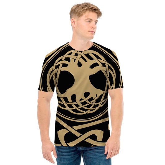 Viking Tree Of Life Print Men's T-Shirt