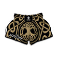 Viking Tree Of Life Print Muay Thai Boxing Shorts
