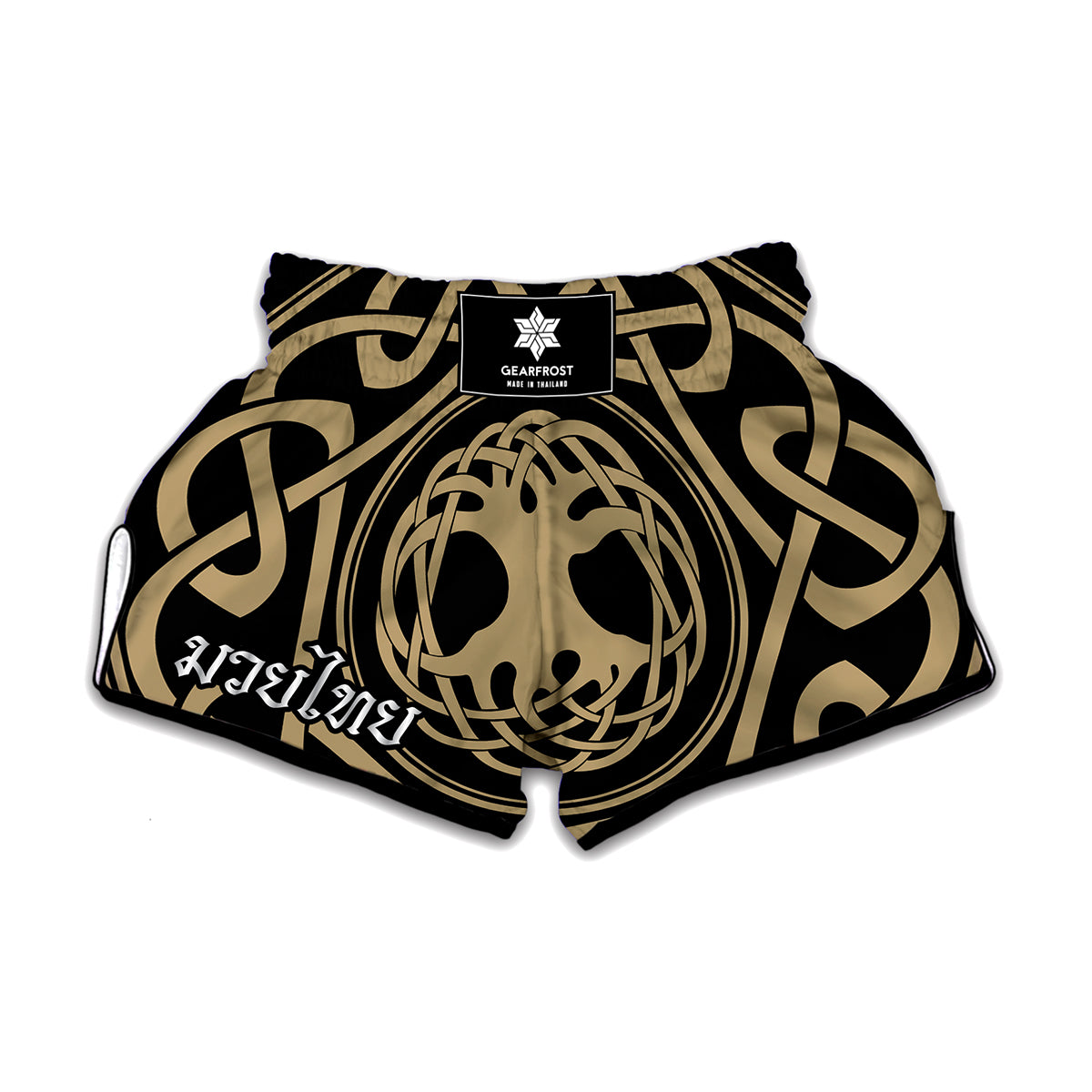 Viking Tree Of Life Print Muay Thai Boxing Shorts