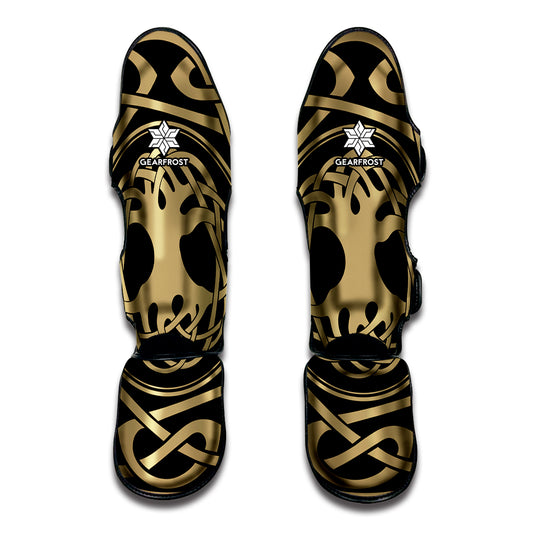 Viking Tree Of Life Print Muay Thai Shin Guard