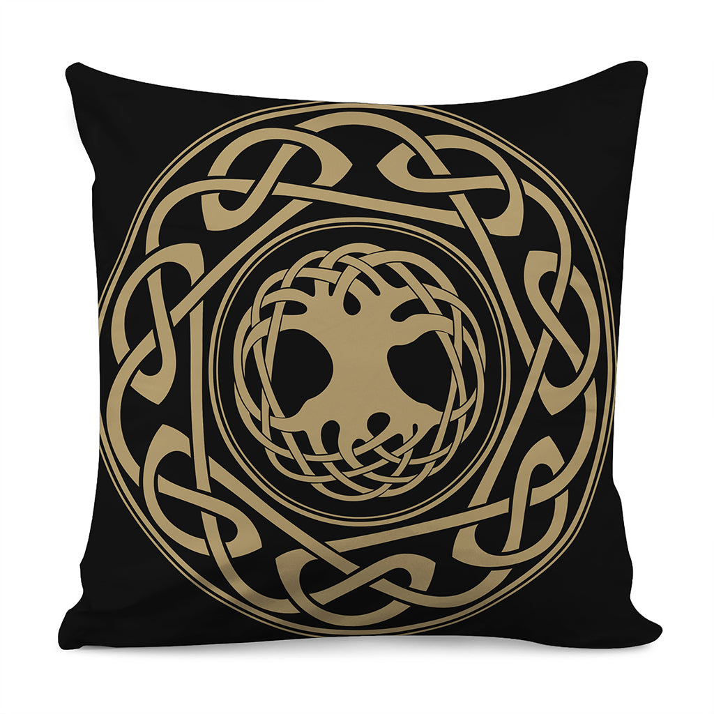 Viking Tree Of Life Print Pillow Cover