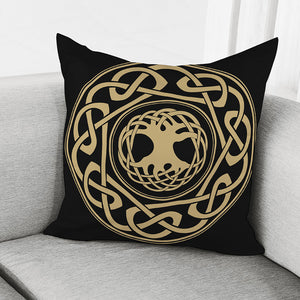 Viking Tree Of Life Print Pillow Cover