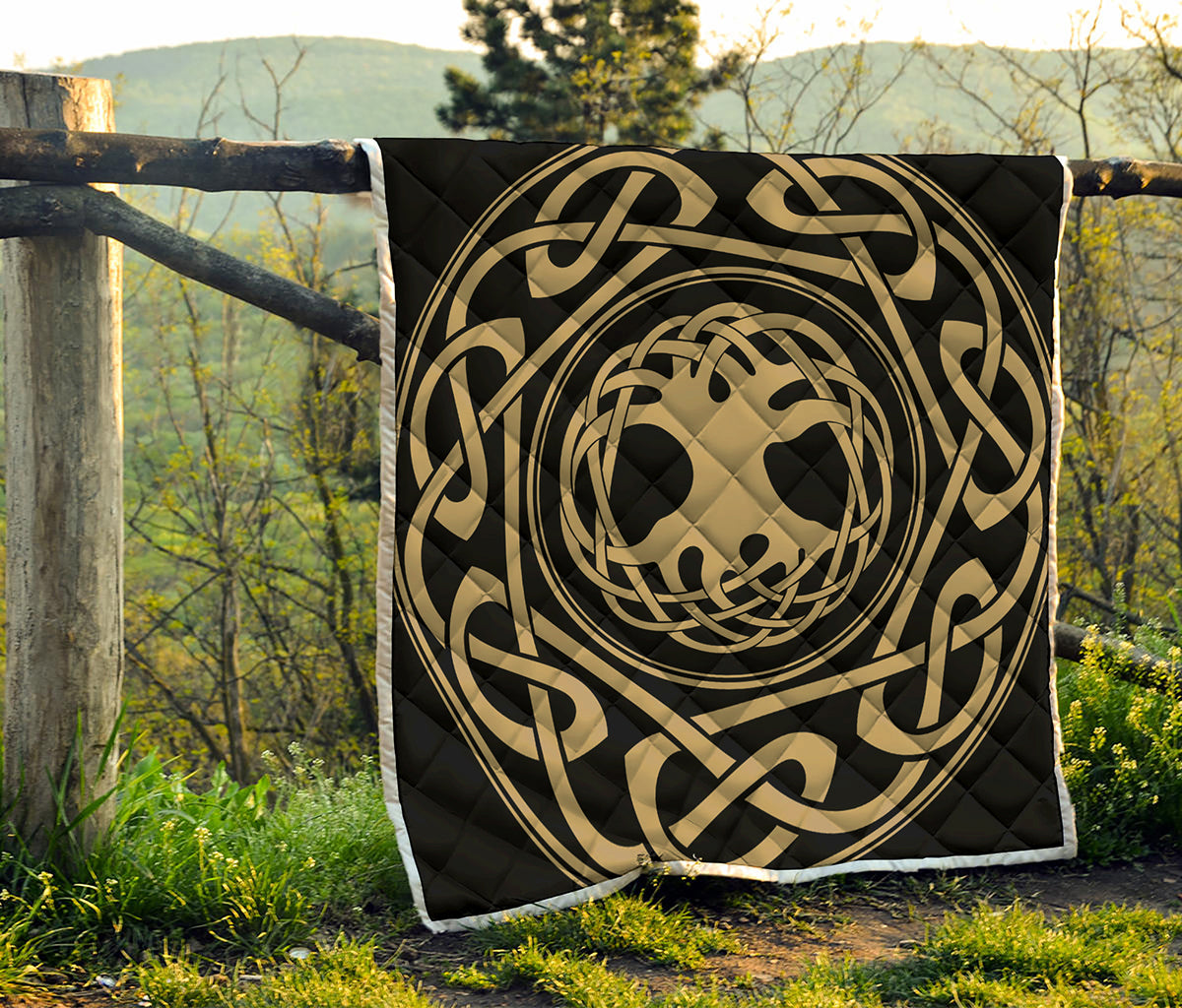 Viking Tree Of Life Print Quilt