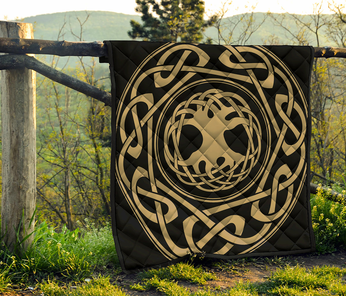 Viking Tree Of Life Print Quilt