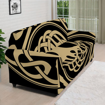 Viking Tree Of Life Print Sofa Cover