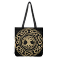 Viking Tree Of Life Print Tote Bag