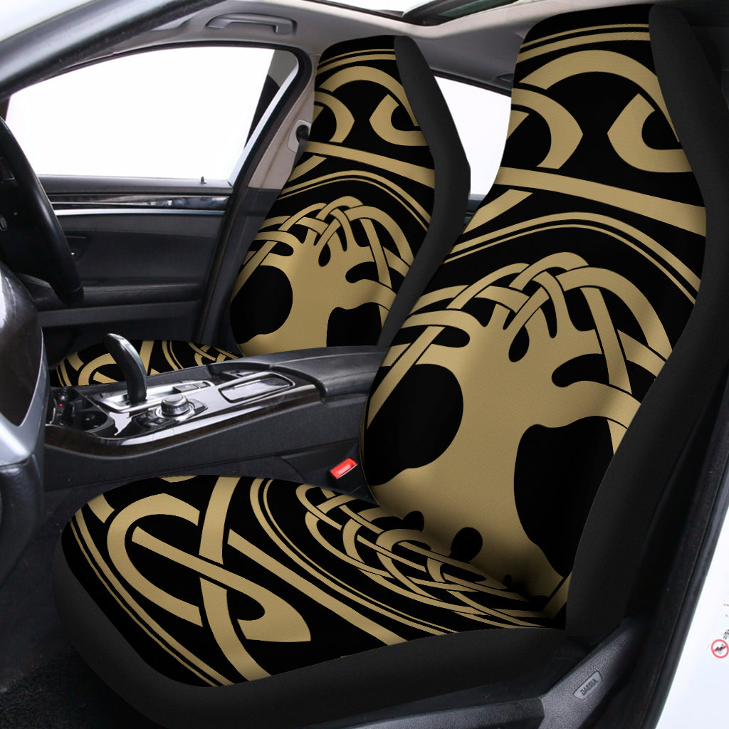 Viking Tree Of Life Print Universal Fit Car Seat Covers