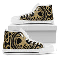Viking Tree Of Life Print White High Top Sneakers