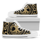 Viking Tree Of Life Print White High Top Shoes