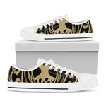 Viking Tree Of Life Print White Low Top Shoes