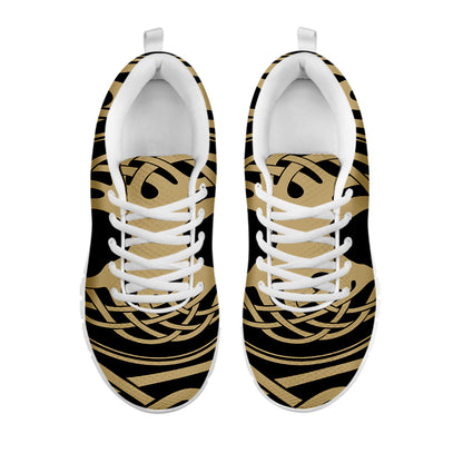 Viking Tree Of Life Print White Sneakers