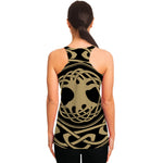 Viking Tree Of Life Print Women's Racerback Tank Top