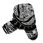 Viking Triple Horn Of Odin Print Boxing Gloves
