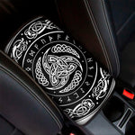 Viking Triple Horn Of Odin Print Car Center Console Cover