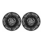 Viking Triple Horn Of Odin Print Car Coasters