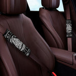 Viking Triple Horn Of Odin Print Car Seat Belt Covers