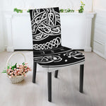 Viking Triple Horn Of Odin Print Dining Chair Slipcover