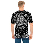 Viking Triple Horn Of Odin Print Men's T-Shirt