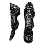 Viking Triple Horn Of Odin Print Muay Thai Shin Guard