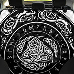 Viking Triple Horn Of Odin Print Pet Car Back Seat Cover