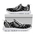 Viking Triple Horn Of Odin Print White Running Shoes