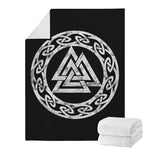 Viking Valhalla Symbol Print Blanket
