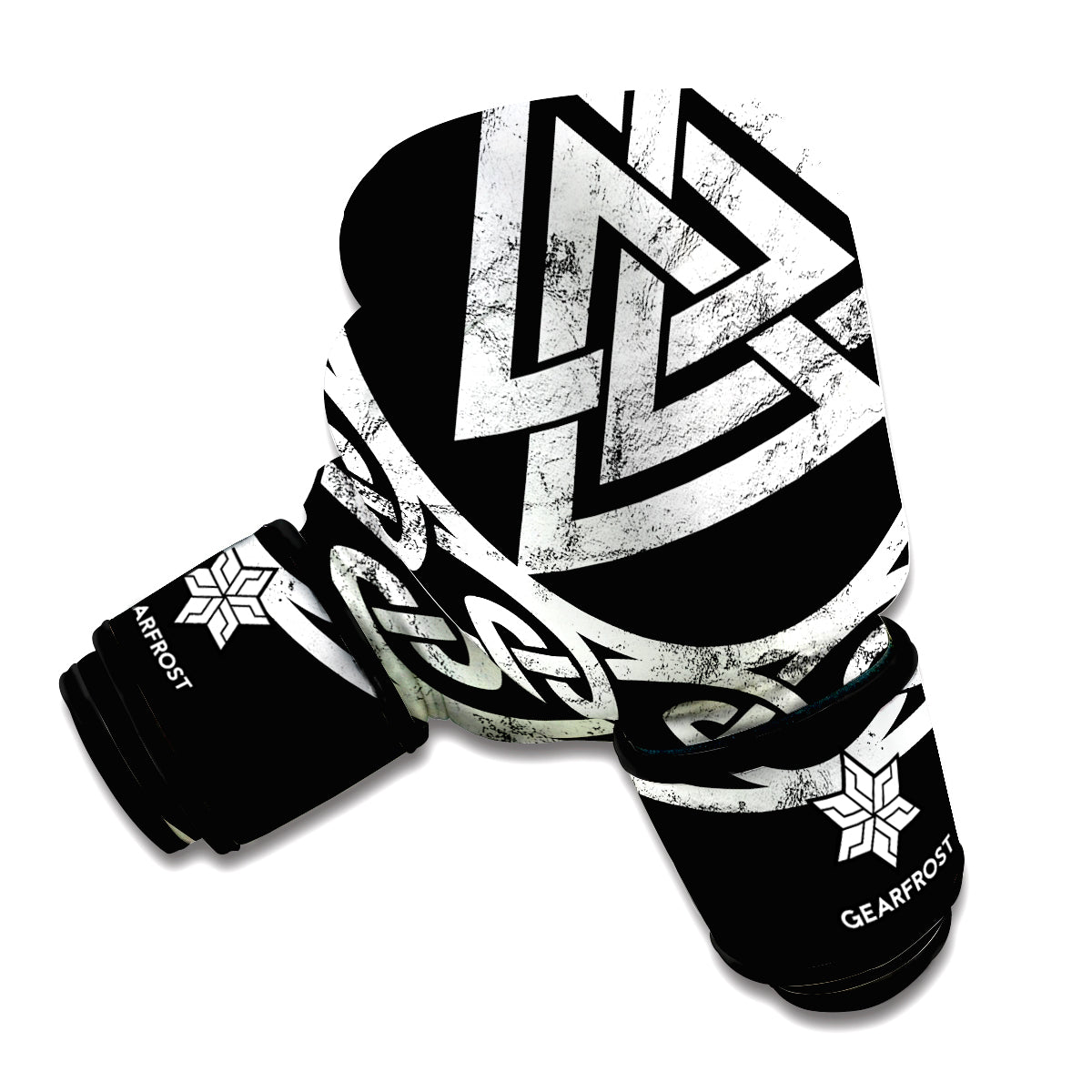 Viking Valhalla Symbol Print Boxing Gloves