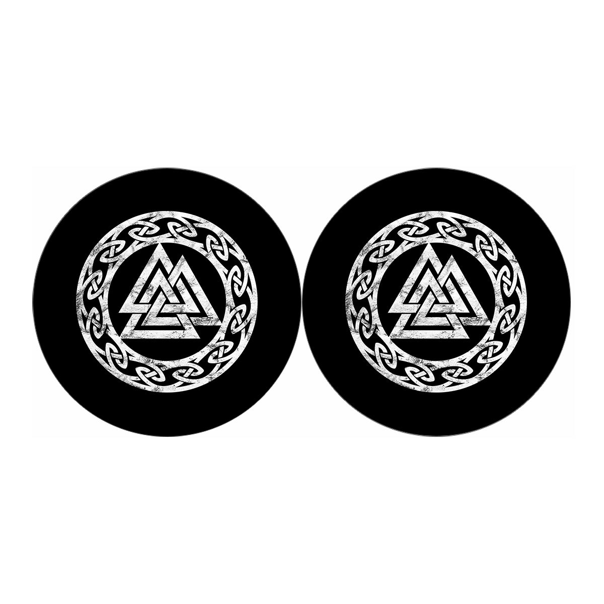 Viking Valhalla Symbol Print Car Coasters