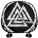 Viking Valhalla Symbol Print Car Headrest Covers