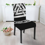 Viking Valhalla Symbol Print Dining Chair Slipcover